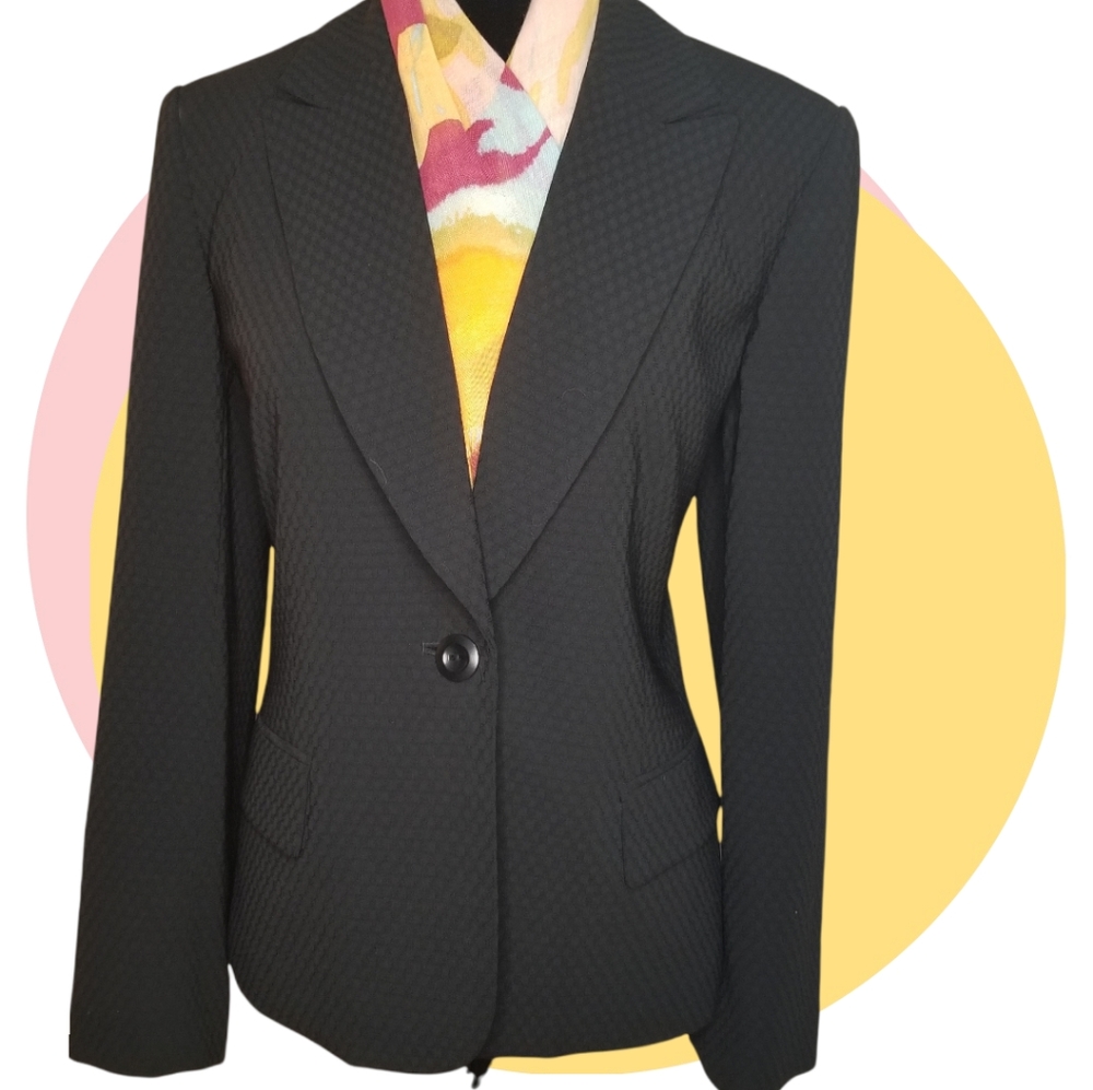 Jones New York Suit Black sz 12 - Picture 2 of 13